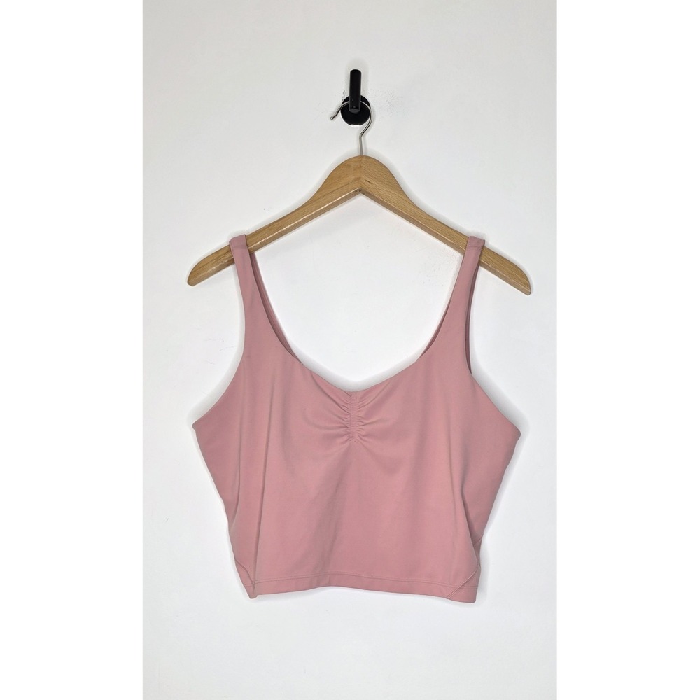Lululemon Align Crop Tank Top Women's Size 12 Pink Gym Yoga